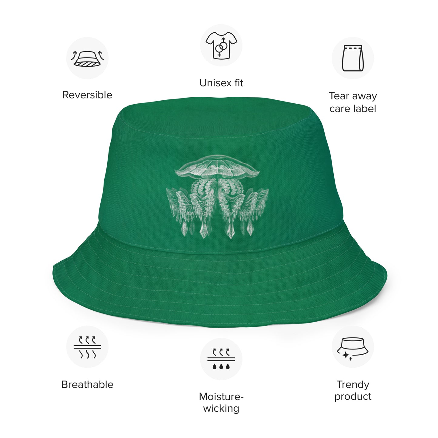 Discomedusea - Reversible Bucket Hat