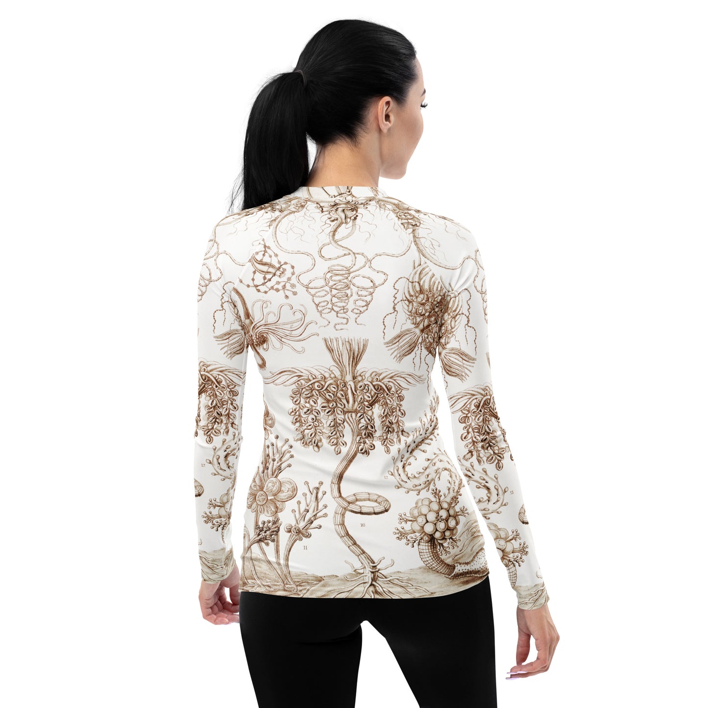 Sand Flowers - Women's Rash Guard Sun Shirt