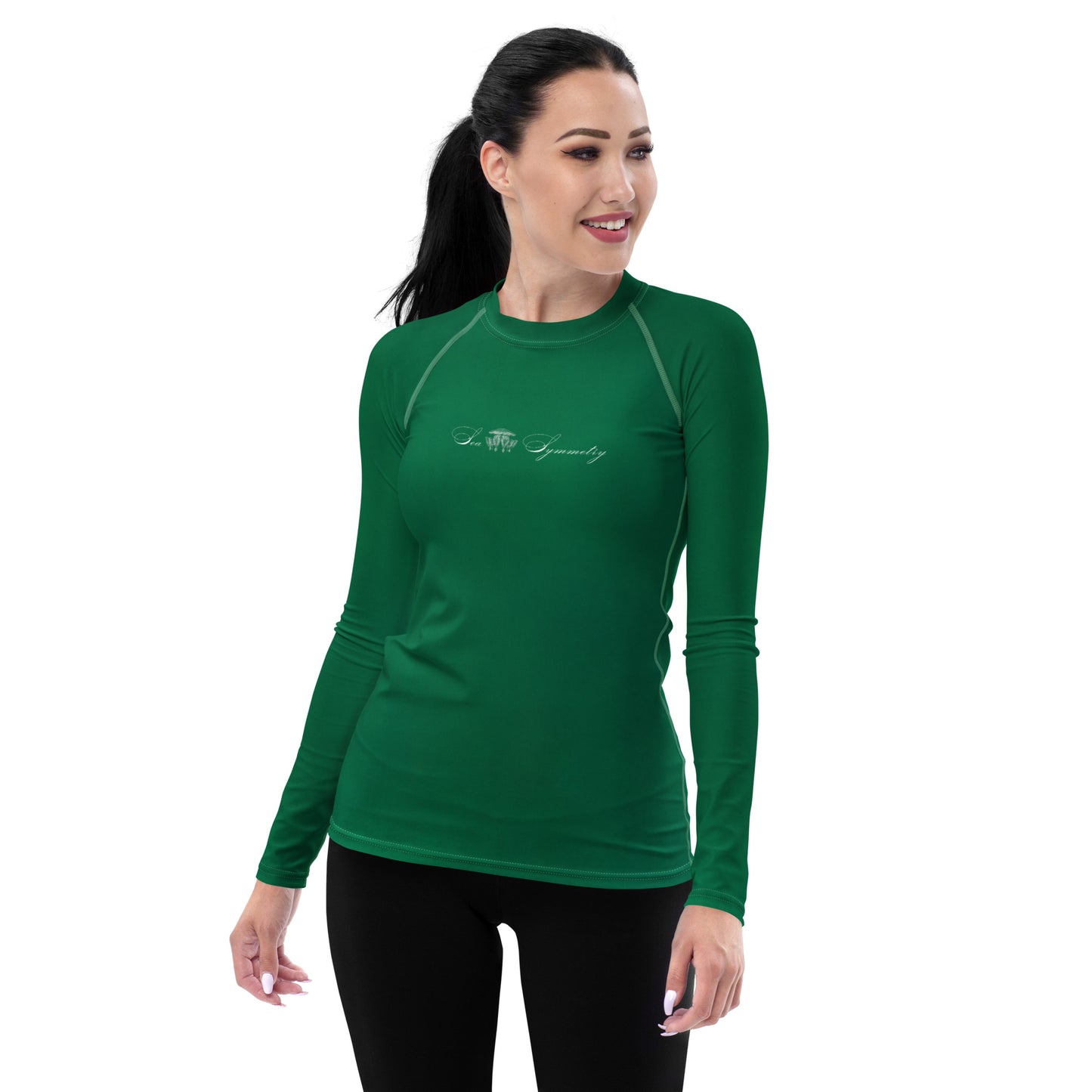 Jewel Sea Symmetry Women's Rash Guard Sun Shirt