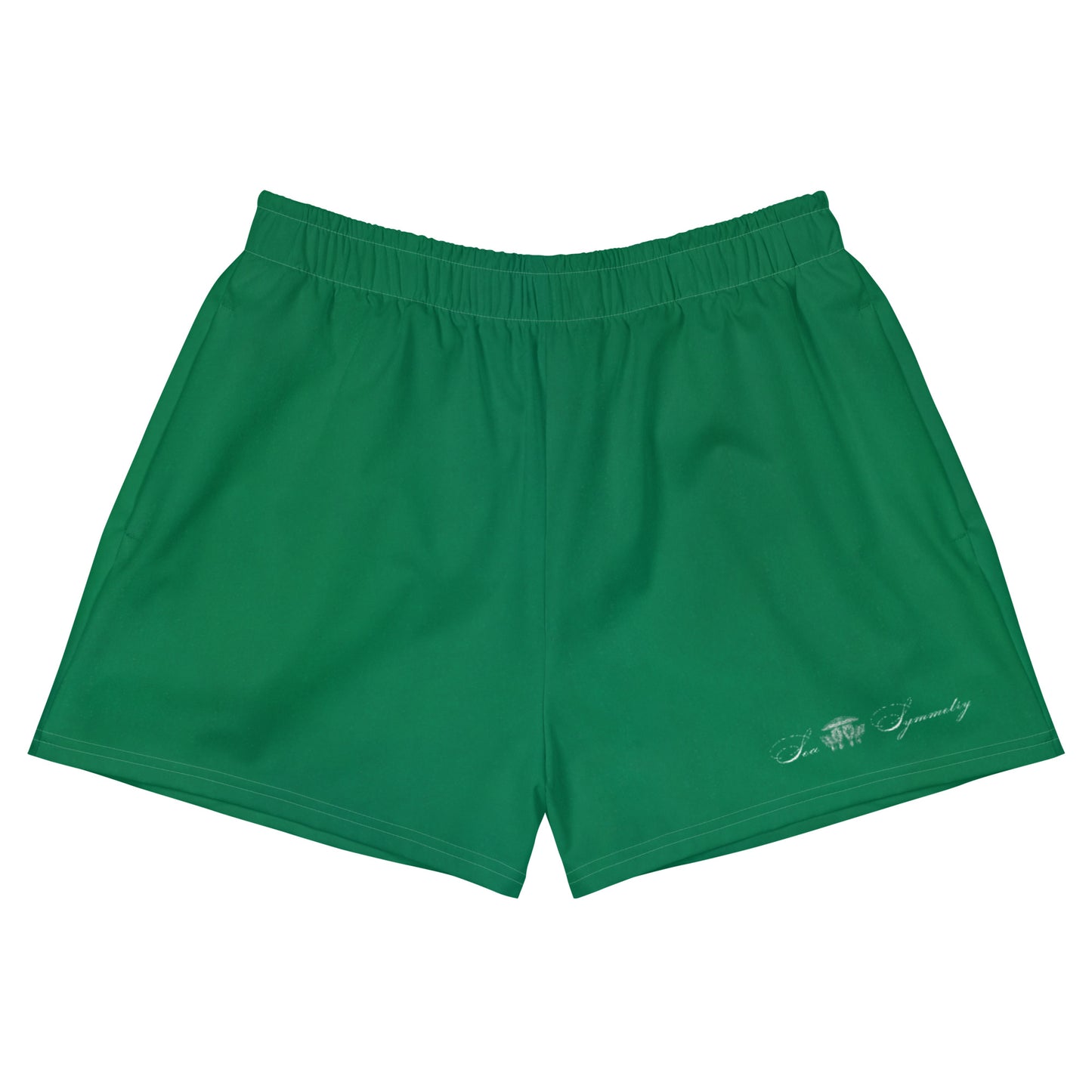 Jewel Sea Symmetry - Women’s Recycled Athletic Shorts